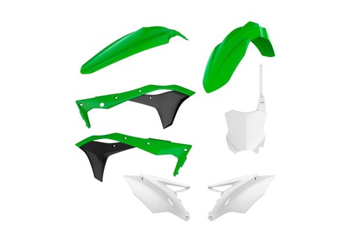 Kit plastiche verde bianco - plastiche, verde/bianco