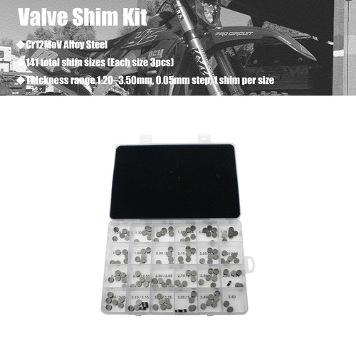 Kit spessori valvola 48mm - spessori, 7.48mm